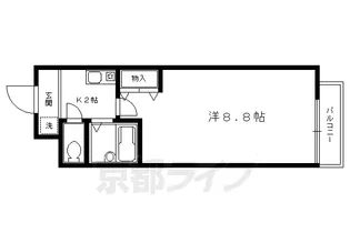 ハイツウエスティ【2階】の間取り