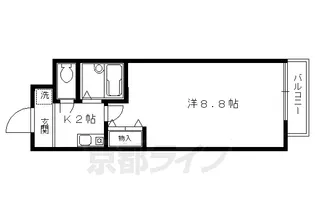 ハイツウエスティ【102号室】の間取り