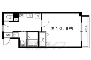 アクアリヴィエール【605号室】の間取り