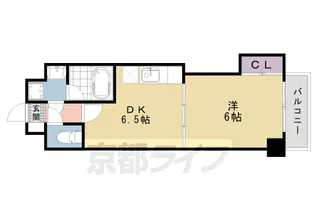 京都府京都市上京区十四軒町【マンション】の間取り