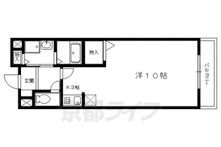 コートオーク【104号室】の間取り