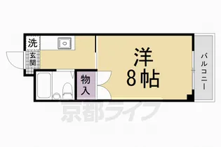 カーサ下鴨【302号室】の間取り