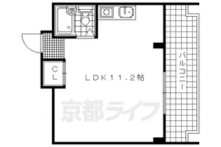 高雄ビル【301号室】の間取り