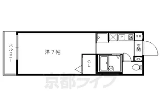 ステラハウス光【101号室】の間取り