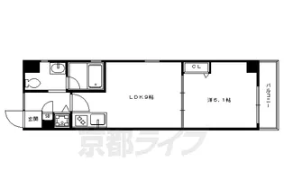 Boulogne御所東【302号室】の間取り