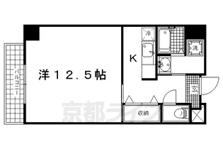 京都府京都市上京区北舟橋町【マンション】の間取り