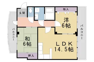 マンション・ウィステアリア【302号室】の間取り