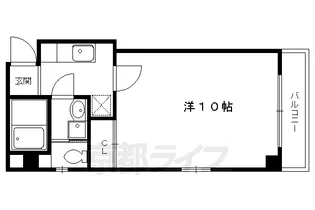 パークレジデンス 下鴨【5-C号室】の間取り