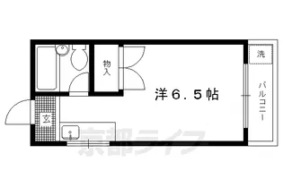 リノステイ千本鞍馬口【302号室】の間取り