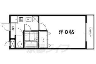 アミ宝ヶ池【108号室】の間取り