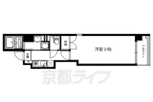 インテグレート東山【403号室】の間取り