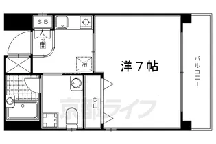 クレール フォンテーヌ【101号室】の間取り