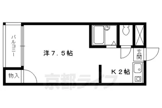 ハイツコスモスエイトⅡ【2階】の間取り