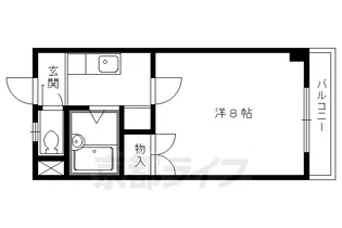 グリーンシティー【406号室】の間取り