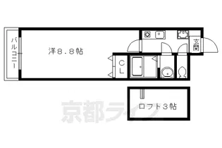 クローバーコート【302号室】の間取り