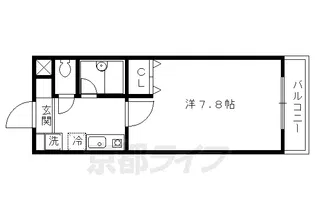 Stable西賀茂Ⅰ【303号室】の間取り