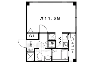 K’S【203号室】の間取り
