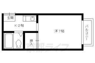 フローラルピンク【3階】の間取り