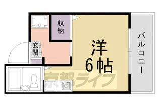 京都府京都市上京区芝薬師町【マンション】の間取り