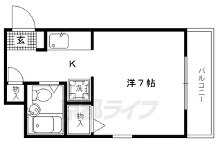 京都府京都市上京区芝薬師町【マンション】の間取り