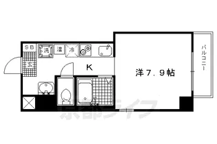 ル・ブロ・ピュール鞍馬口【209号室】の間取り