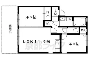 セレ・ファミール【101号室】の間取り