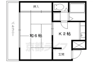 パスチャーM【203号室】の間取り