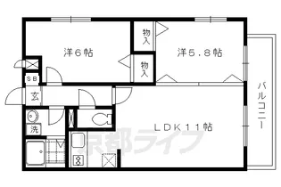 ラッフィナート【101号室】の間取り