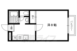 Sharia Kitayama【107号室】の間取り