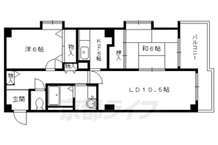 メゾン・ド・イケダ【301号室】の間取り