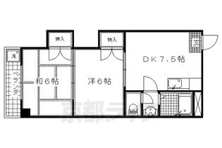 第二ハイツ池田【201号室】の間取り