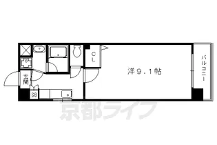 プラネシア星の子京都御所【2階】の間取り
