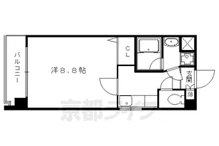 プラネシア星の子京都御所【701号室】の間取り