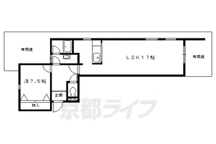 KOHEE【1-D号室】の間取り