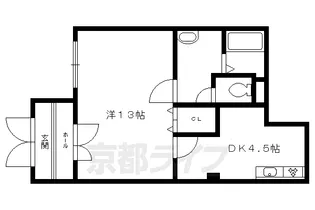 ア−バンレジデンス神山台【1階号室】の間取り