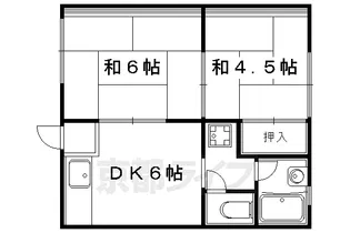 ロイヤルコーポ三宅【2-C号室】の間取り
