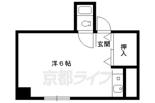 西村マンション【301号室】の間取り
