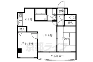 VEGA999【401号室】の間取り