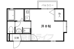 コンフォートハマ【201号室】の間取り