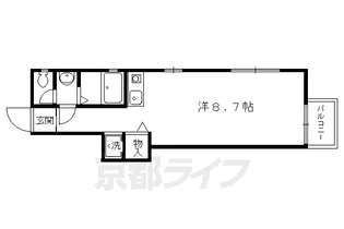 コンフォートハマ【102号室】の間取り