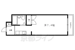 アンバーハウス【303号室】の間取り