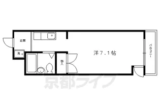 アンバーハウス【407号室】の間取り