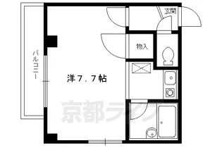 ヴィラエスポワⅡ【102号室】の間取り