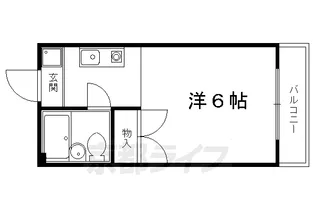 京都府京都市上京区元中之町【マンション】の間取り