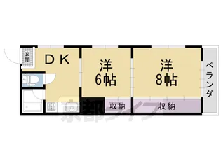 京都府京都市北区紫野西野町【マンション】の間取り
