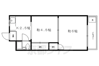 イナイ第一コーポ【102号室】の間取り