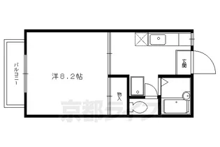 ヌーヴェルエトワール【104号室】の間取り