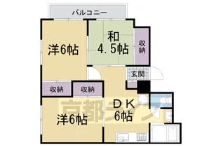 グレーシー高野【303号室】の間取り