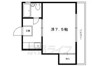 メゾン若葉【205号室】の間取り