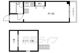 クラブハウス【303号室】の間取り